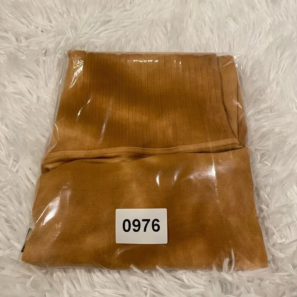 Free People Good Karma Tie-Dye Leggings in Burnt Topaz Medium